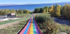 Горка с тюбингами