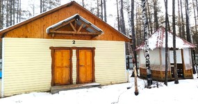 Зимний домик №2 (две комнаты по 4 места) (ноябрь 2025)