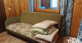 1 этаж (комната 1) - 2-х спальная кровать, диван (ноябрь 2025)