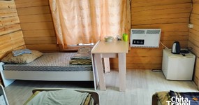 Дом №6 (5 мест) - 5 односпальных кроватей, стол, стулья, холодильник, эл.чайник  (август 2024).