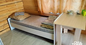 Дом №6 (5 мест) - 5 односпальных кроватей, стол, стулья, холодильник, эл.чайник  (август 2024).