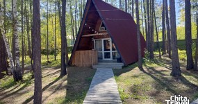 Благоустроенные 2-х этажные дома А-фрейм (сентябрь 2025).