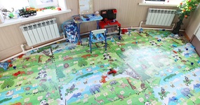 Первый этаж - зона отдыха, для детей