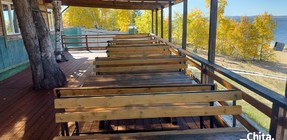 Терраса с видом на озеро (сентябрь 2025).