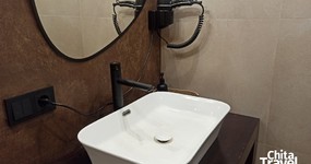 Номера в гостиничных корпусах: сан. узел - раковина, фен (сентябрь 2025).
