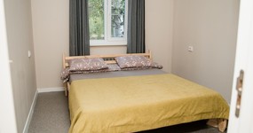 Спальные места - вариант номера с двуспальной кроватью.