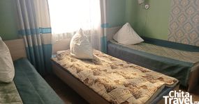 3-х местный номер (3 односпальные кровати, стол, стулья, холодильник, чайник, телевизор) (май 2026)