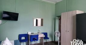4-х местный номер (4 односпальные кровати, стол, стулья, холодильник, чайник, телевизор) (май 2026)