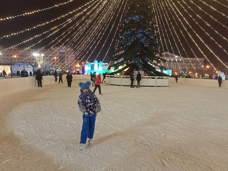 Концепция праздничного украшения площади Ленина к Новому году.