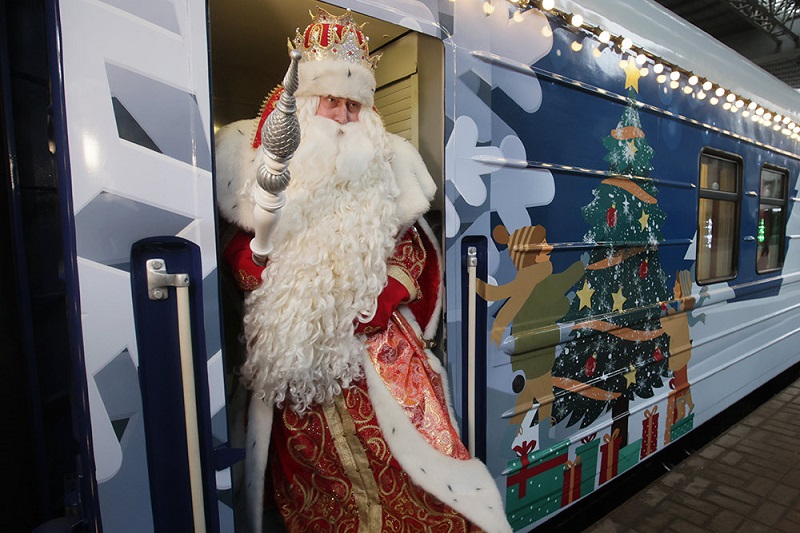 Поезд Деда Мороза из Великого Устюга приедет в Забайкалье в декабре.