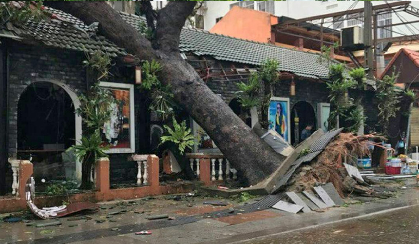 Во Вьетнаме продолжается работа по ликвидации разрушений от урагана "Дамри"